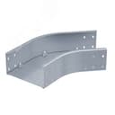 Угол горизонтальный 45 градусов 50х500, 1,2 мм, цинк-ламель, в комплекте с крепежными элементами и соединительными пластинами, необходимыми для монтажа