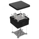 Коробка огнестойкая для о/п двухкомпонентная 60-0300-FR6.0-4 Е15-Е120 RAL9005 100х100х50 (14 шт/кор) 60-0300-9005-FR6.0-4 Промрукав