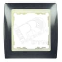 Рамка на 3 поста, S82, серый гранит - сл.кость