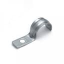 Скоба металлическая однолапковая усиленная противопожарная СМОУ d19-20 мм отв. d 6,5 мм (100 шт/уп)