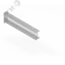 Консоль двойная 115х80 L500 (s:2,5) П-образная усиленная гор.цинк