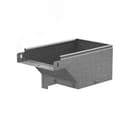 Поворот вертикальный вниз левый к лотку 200х50, толщина 1,0 мм, Сендзимир цинк