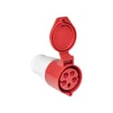 Розетка кабельная 16А 380В 3P+РЕ+N IP44 (215) EKF ps-215-16-380