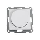 Светорегулятор поворотно-нажимной AtlasDesign 400Вт механизм бел. SE ATN000123