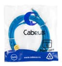 Патч-корд UTP, категория 6, 5 м, неэкранированный, синий Cabeus PC-UTP-RJ45-Cat.6-5m-BL