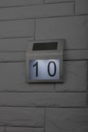 Номер дома ERAFS048-09 2LED с подсветкой солнечная батарея ЭРА Б0044249