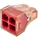 Клемма соединительная  4-контактная Elеctrodeel ED 773-604-b6, сечение 1,5-4,0 мм2, 32А/400В (упаковка 6 штук)