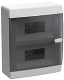 Корпус ЩРН-П-18 UNION Compact IP41 черн. прозр. дверь пластик. IEK UIC-KP12-N-18-41-K01