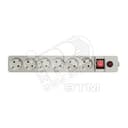 Фильтр сетевой с заземлением ПВС 3-0.75 серый 1.8м