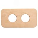 Шедель Рамка 2-х постовая (Натурэль) скрытый монтаж BF5 BF5-620-10 Бирони