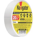 Изолента белая Navigator 71 109 NIT-A19-20/WH (10шт/упак)