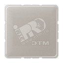 Крышка без отверстий с несущим каркасом для произвольных вырезов  платина