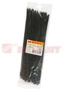 Хомут-стяжка нейлоновый 5х300 мм чёрный (100шт/уп) REXANT 07-1303