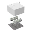 Коробка огнестойкая для кабель-канала 40-0460-FR2.5-12 Е15-Е120 RAL9003 85х85х45 (44 шт/кор) Промрукав