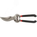 Секатор садовый, режущие кромки внахлест, цельнокованый, ПВХ покрытие ручек 200 мм