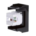 Розетка компьютерная 1-м 1мод. Viva RJ45 кат.5E черн. DKC 45238