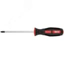 Отвертка "Универсал", CrV сталь, прорезиненная ручка, Профи 5х100 мм РZ1