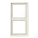 Рамка 2-я для горизонтальной/вертикальной установки  Серия- LS990  Материал- дуропласт  Цвет- слоновая кость