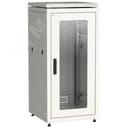 Шкаф сетевой 19" LINEA N 18U 600х800мм стеклянная передняя дверь серый ITK