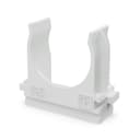 Крепёж-клипса для труб Полистирол белая d25 мм (100шт/1000шт уп/кор) Промрукав