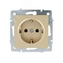 VESNA Розетка с/з ПБТ золото