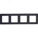 Рамка 4 поста INSPIRIA антрацит Legrand