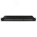 Патч-панель 19".1U. CAT6. 24 порта RJ45. экранированная