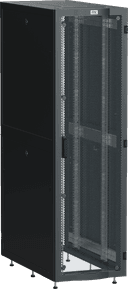 ITK LINEA S Шкаф серв. 19" 48U 600х1200мм перф. дв. черный (LS05-48U62-2PP)