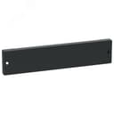Панель сплошная цоколя 100х750мм (LINEA S) черная