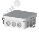 Коробка распаячная ОУ 97х80х35мм уст.лапки 12 мембр.вводов полип.серая IP55