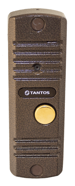 Вызывная панель цветного видеодомофона, накладная, медь Walle HD Tantos