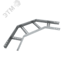 Угол лестничный горизонтальный 90 гр. 50х100х1,2 мм HD85 LGL90-50-100-1.2 HD85 КМ-профиль
