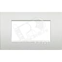 LivingLight Рамка AIR 4 поста Белый жемчуг