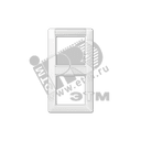 Рамка 2 поста универсальная с полем для надписи белая JUNG