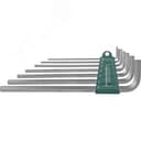 Комплект угловых шестиграников EXTRA LONG 2,5-10мм, 7 предметов S2 материал Jonnesway