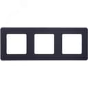 Рамка 3 поста INSPIRIA антрацит