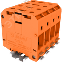 Клемма TU 1-1 винтовая, сечение 70 мм. кв., оранжевая