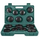 Комплект чашек для съема масляных фильтров 65-100 мм, 15 предметов