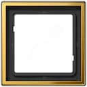 Рамка 1-я для горизонтальной/вертикальной установки Серия- LS990 Материал- металл Цвет- золото JUNG