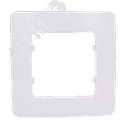 Рамка одноместная, скрытой установки, цвет белый HEGEL