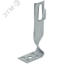 Держатель проводника круглого 6-8мм угловой скрытый h=140мм оцинкованная сталь HDZ IEK