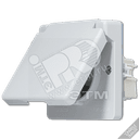 Розетка штепсельная SCHUKO накладная 16A 250V двойная