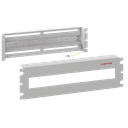 Корпус-панель с DIN-рейкой, 19 дюймов, 3U, 22 места, цвет серый (RAL 7035) SYSMATRIX DP 0003.700