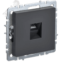 BRITE Розетка компьютерная RJ45 кат.5E РК10-БрГ графит