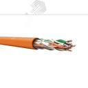 Витая пара U/UTP кат 5E 4х2х0.52 PVCLSнг(А)-FRLSLTx оранжевый 305м