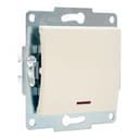 KARINA Выключатель с подсветкой крем (10шт/120шт)