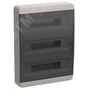 Корпус пластиковый навесной на 54 модуля ЩРН-П-54 IP41 TEKFOR черная прозрачная дверь