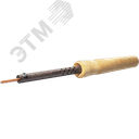 Паяльник деревянная ручка клин прямой NSE-Pes01-25W-СP