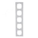 KARINA Рамка 5-ая горизонтальная б/вст белая (10шт/120шт)