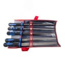 Набор напильников 250 мм, двухкомпонентные рукоятки, 5 предметов